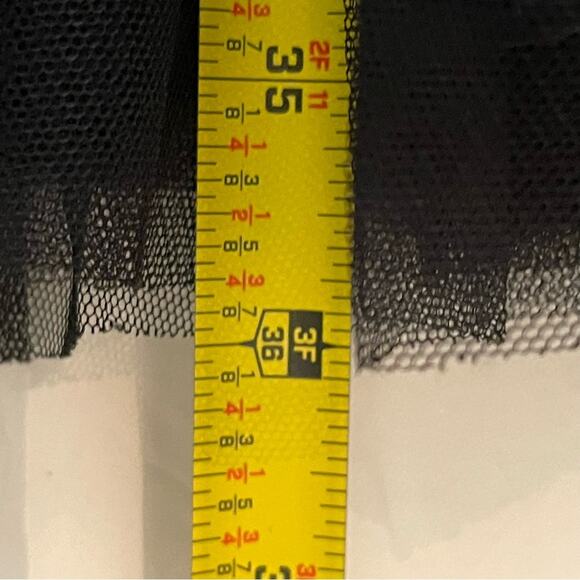 Xscape Black W Metallic Silver Sequins Pleated Event Occasion Dress NWOT Size 2 - Picture 13 of 13